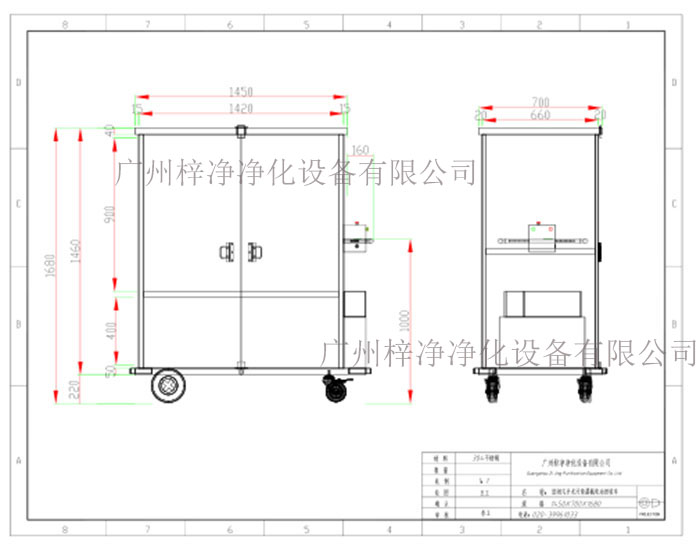 密閉式手術污染器械電動轉運車產(chǎn)品方案設計示意圖